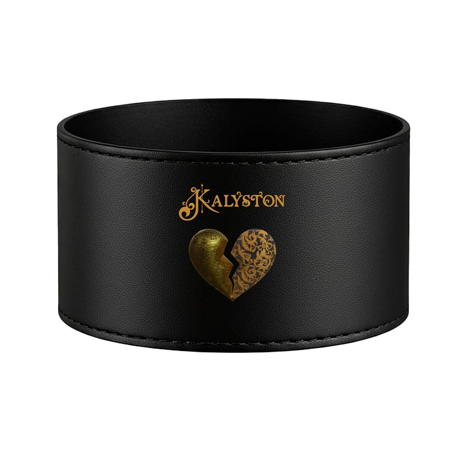 Bicchiere Kalyston™ con fascia in pelle rimovibile Barocco(set 2 bicchieri)5 stili