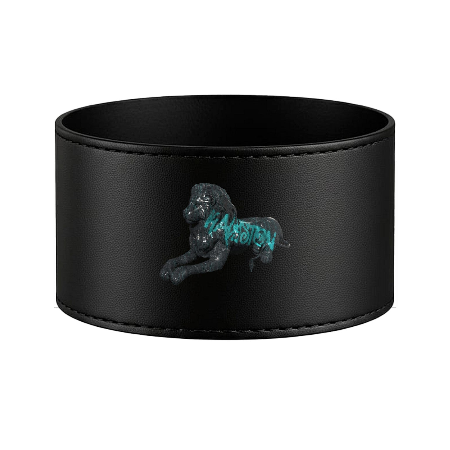 Bicchiere Kalyston™ con fascia rimovibile in pelle Graffiti (set 2 bicchieri)8 stili