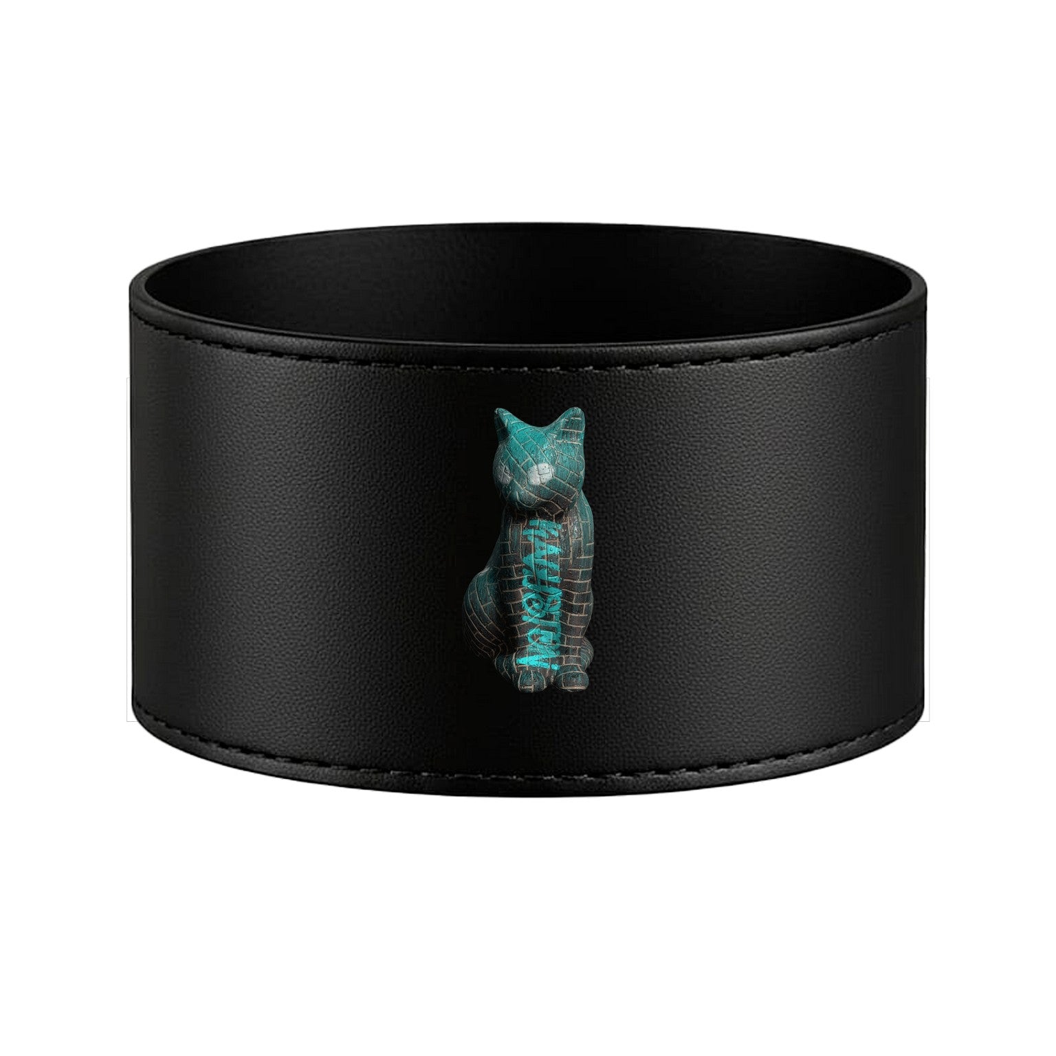 Bicchiere Kalyston™ con fascia rimovibile in pelle Graffiti (set 2 bicchieri)8 stili