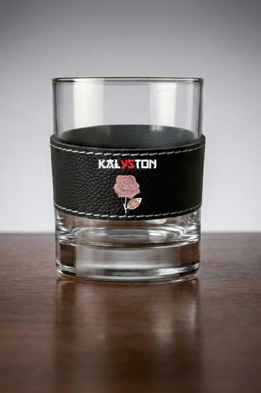 Bicchiere Kalyston™ con fascia in pelle rimovibile Giappone (set 2 bicchieri)4 stili