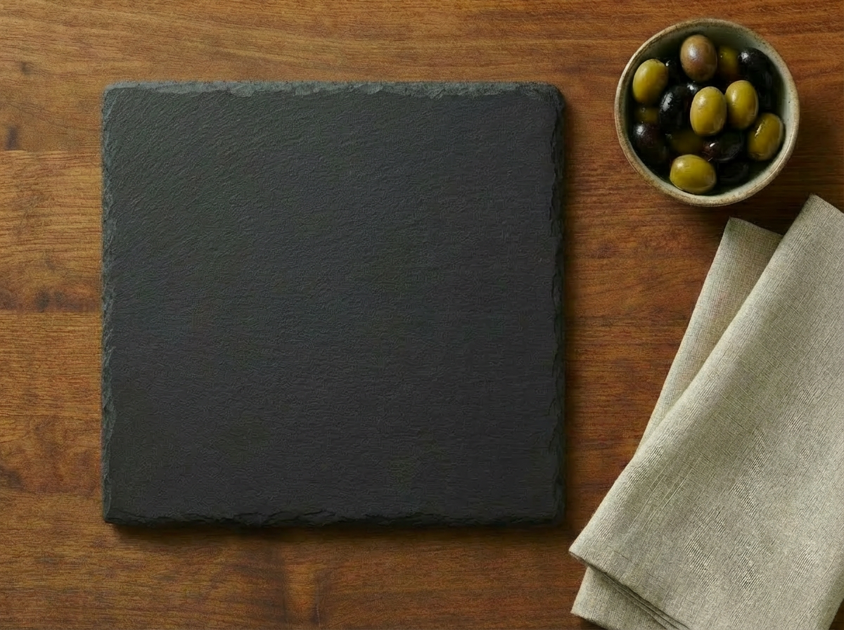 Sottobicchieri/Vassoi  in Ardesia Incisi