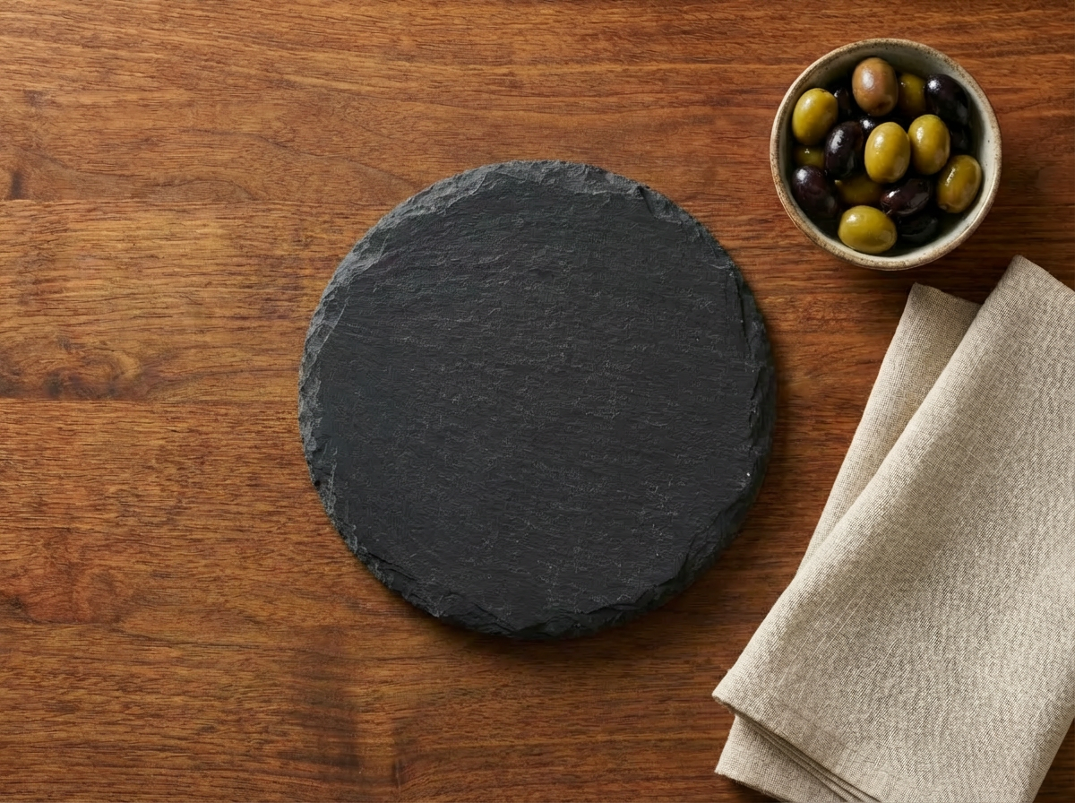 Sottobicchieri/Vassoi  in Ardesia Incisi