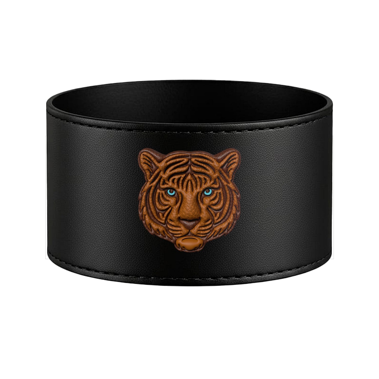 Bicchiere Kalyston™ con fascia in pelle rimovibile stile Pelle (set 2 bicchieri)5 stili