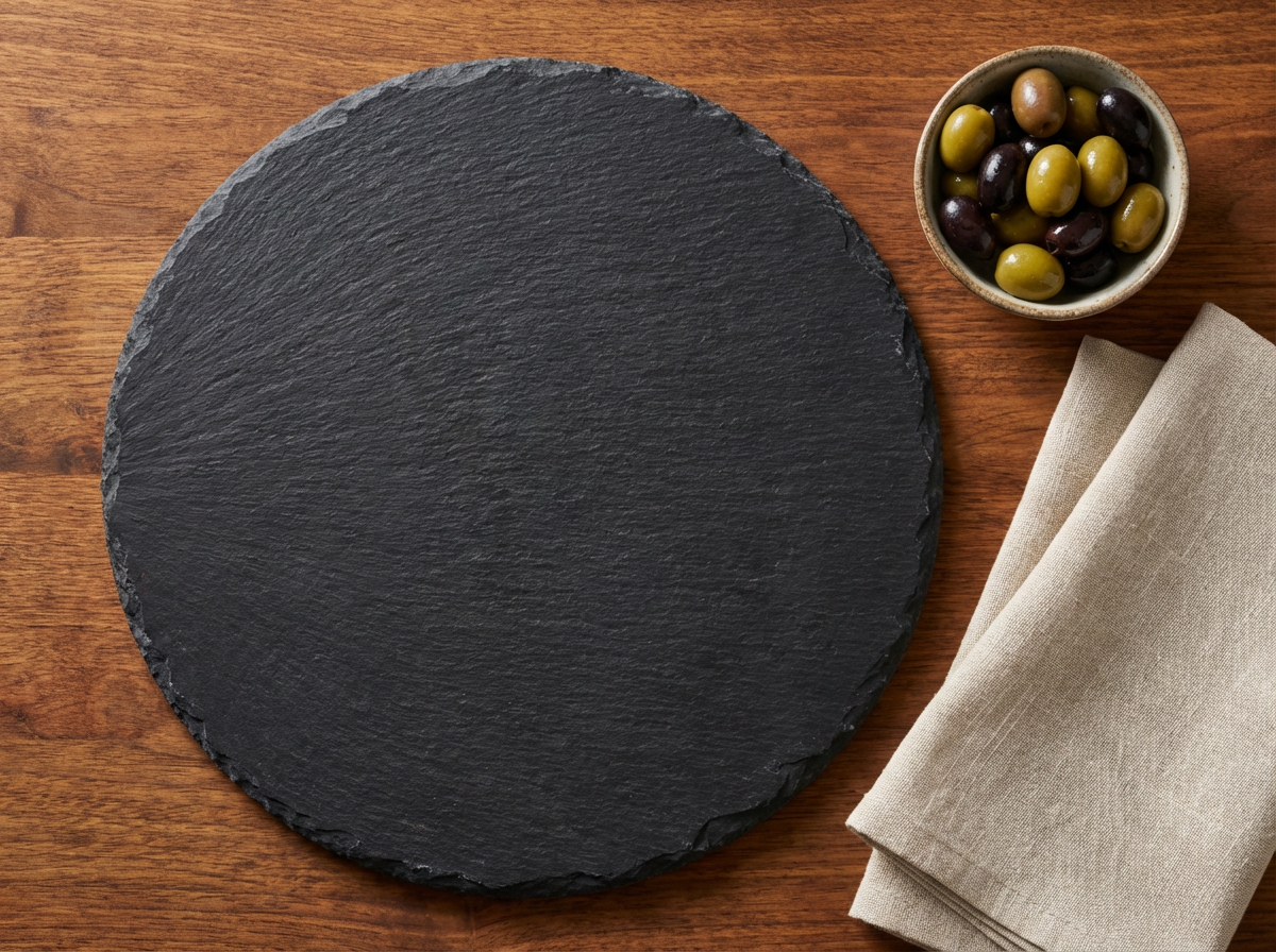 Sottobicchieri/Vassoi  in Ardesia Incisi